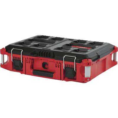 Milwaukee PACKOUT 16 In. x 6-1/2 In. Small Toolbox, 75 Lb. Capacity