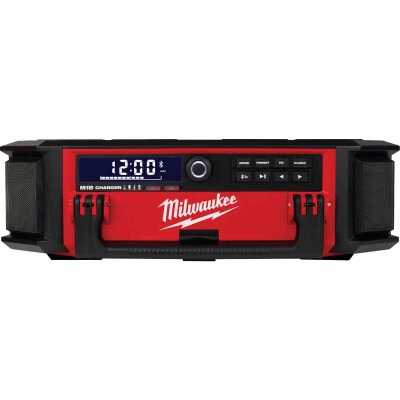 Milwaukee M18 PACKOUT 18 Volt Lithium-Ion Cordless Jobsite Radio + Charger